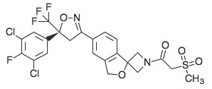 Estructura molecular del afoxolaner