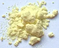Sulfur powder. Picture taken from www.chemieseite.de