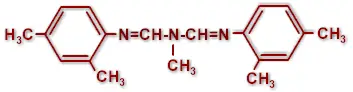 Fórmula molecular del amitraz