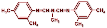 Molecular structure of AMITRAZ