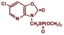 Molecular structure of AZAMETHIPHOS