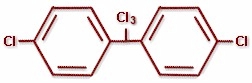 Molecular structure of DDT