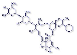 Fórmula molecular de la doramectina