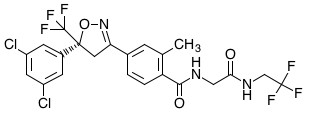 Estructura molecular del fluralaner