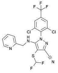 Molecular structure of PYRIPROLE