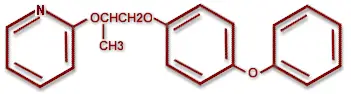 Fórmula molecular del piriproxifén