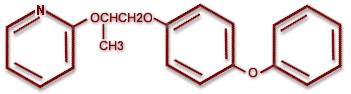 Fórmula molecular del piriproxifén