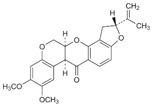Molecular structure of ROTENONE