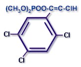 Fórmula molecular del tetraclorvinfos