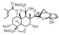 Estructura de la AZADIRACTINA