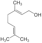 Estructura del Geraniol. Imagen tomada de www3.hhu.de