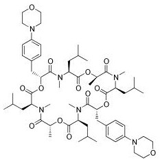 Molecular structure of EMODEPSIDE