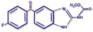 Fórmula molecular del flubendazol