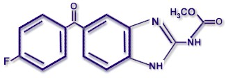 Molecular structure of FLUBENDAZOLE