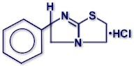 Molecular structure of levamisole hydrochloride