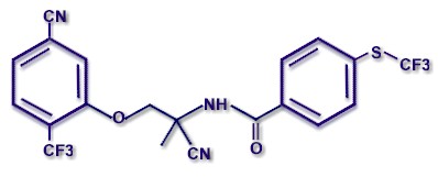 Molecular structure of MONEPANTEL