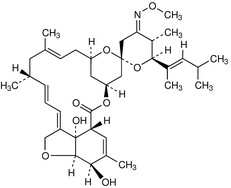Fórmula molecular de la moxidectina. Imagen tomada de www.medicinescomplete.com