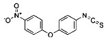 Molecular structure of NITROSCANATE