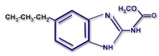 Fórmula molecular del oxibendazol