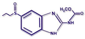 Estructura molecular del albendazol